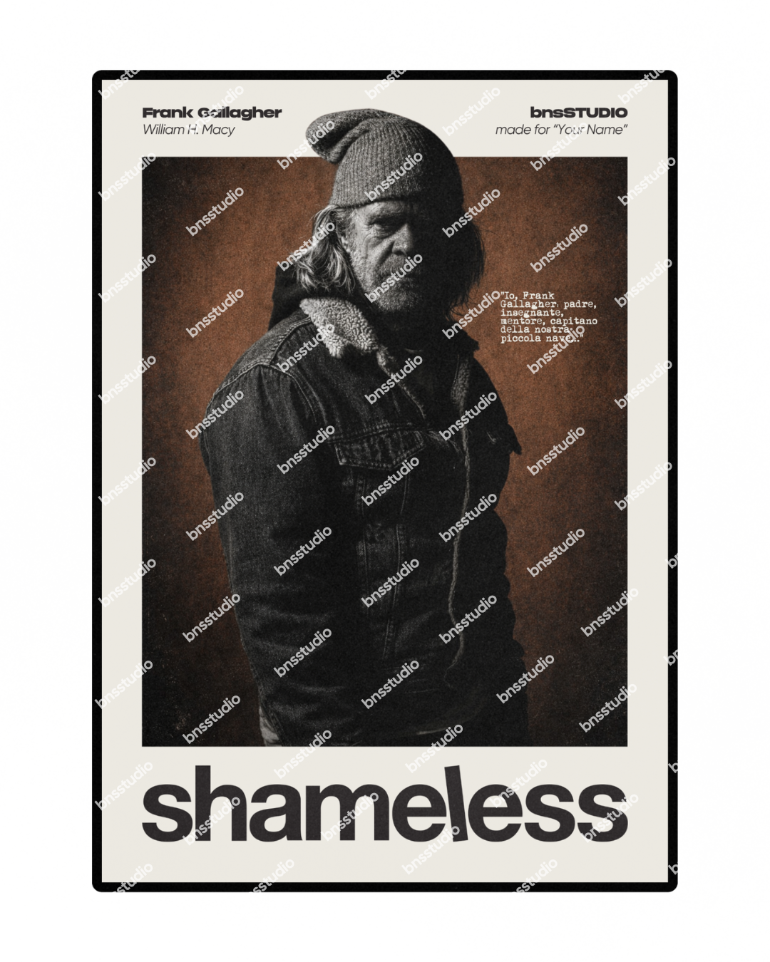 Frank Gallagher - Shameless