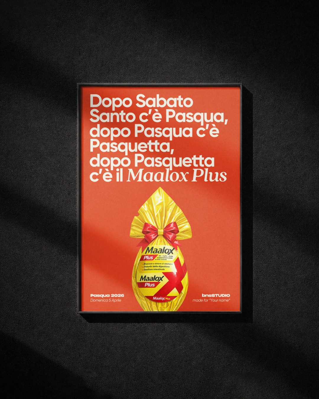 Pasqua, Pasquetta e Maalox Plus
