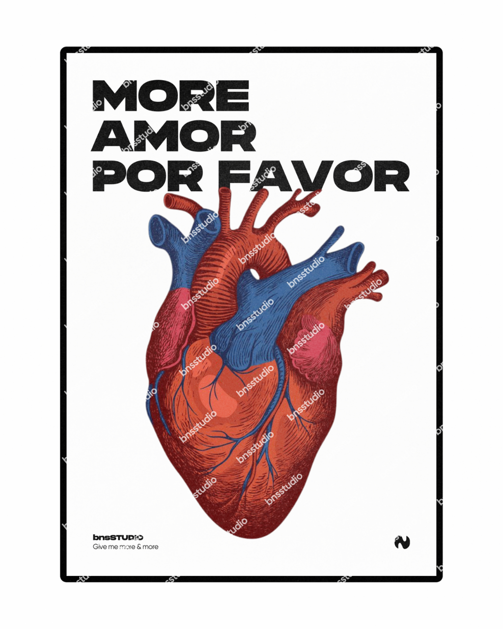 "More amor por favor"