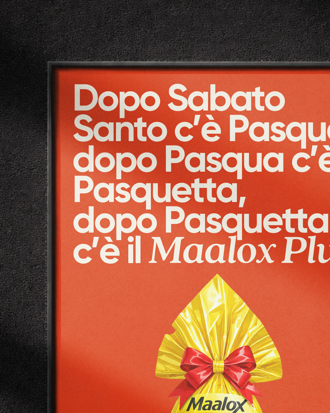 Pasqua, Pasquetta e Maalox Plus