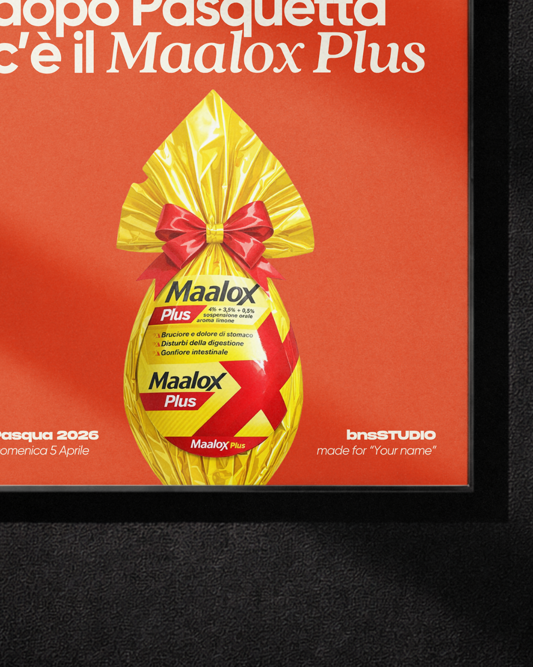 Pasqua, Pasquetta e Maalox Plus