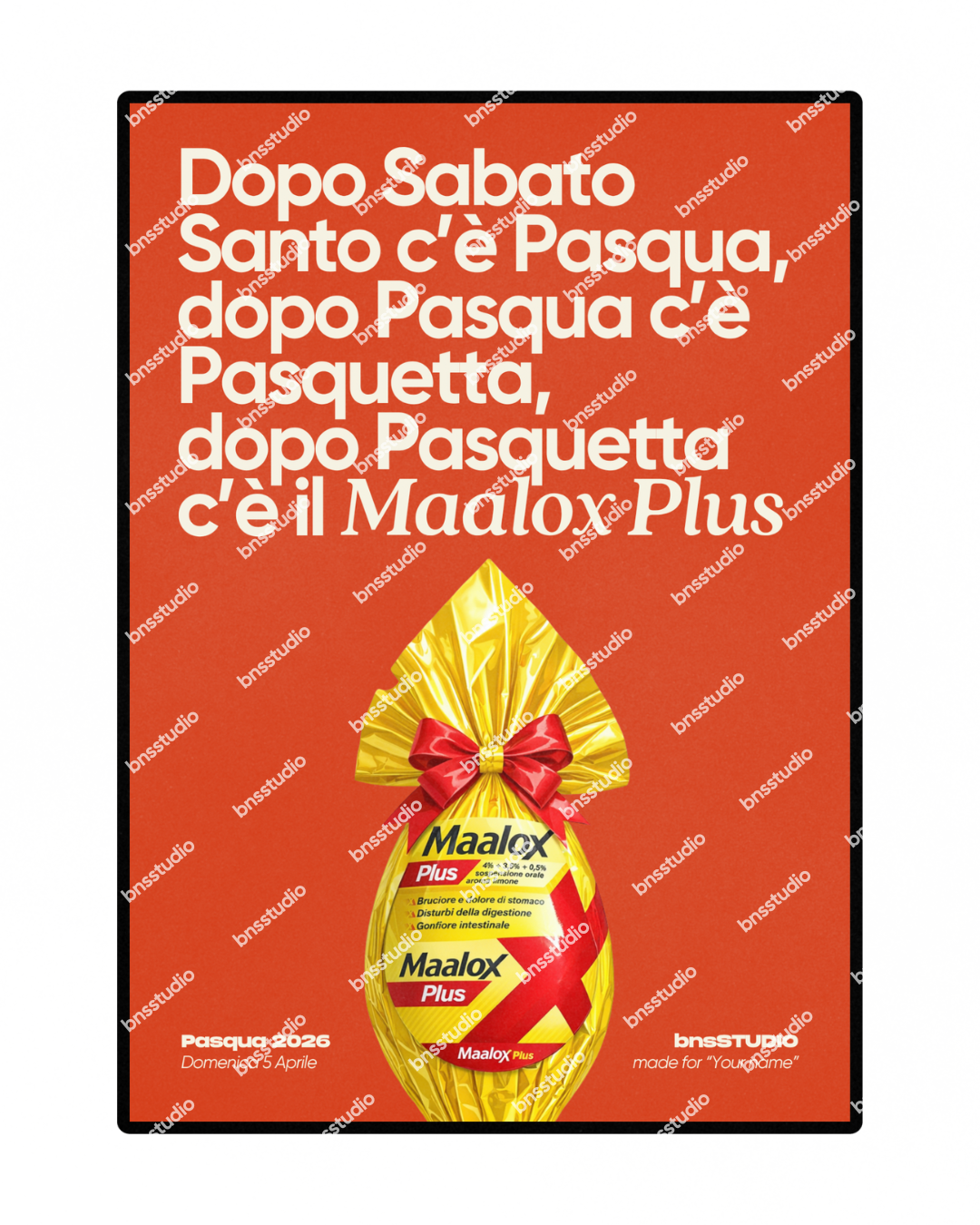 Pasqua, Pasquetta e Maalox Plus