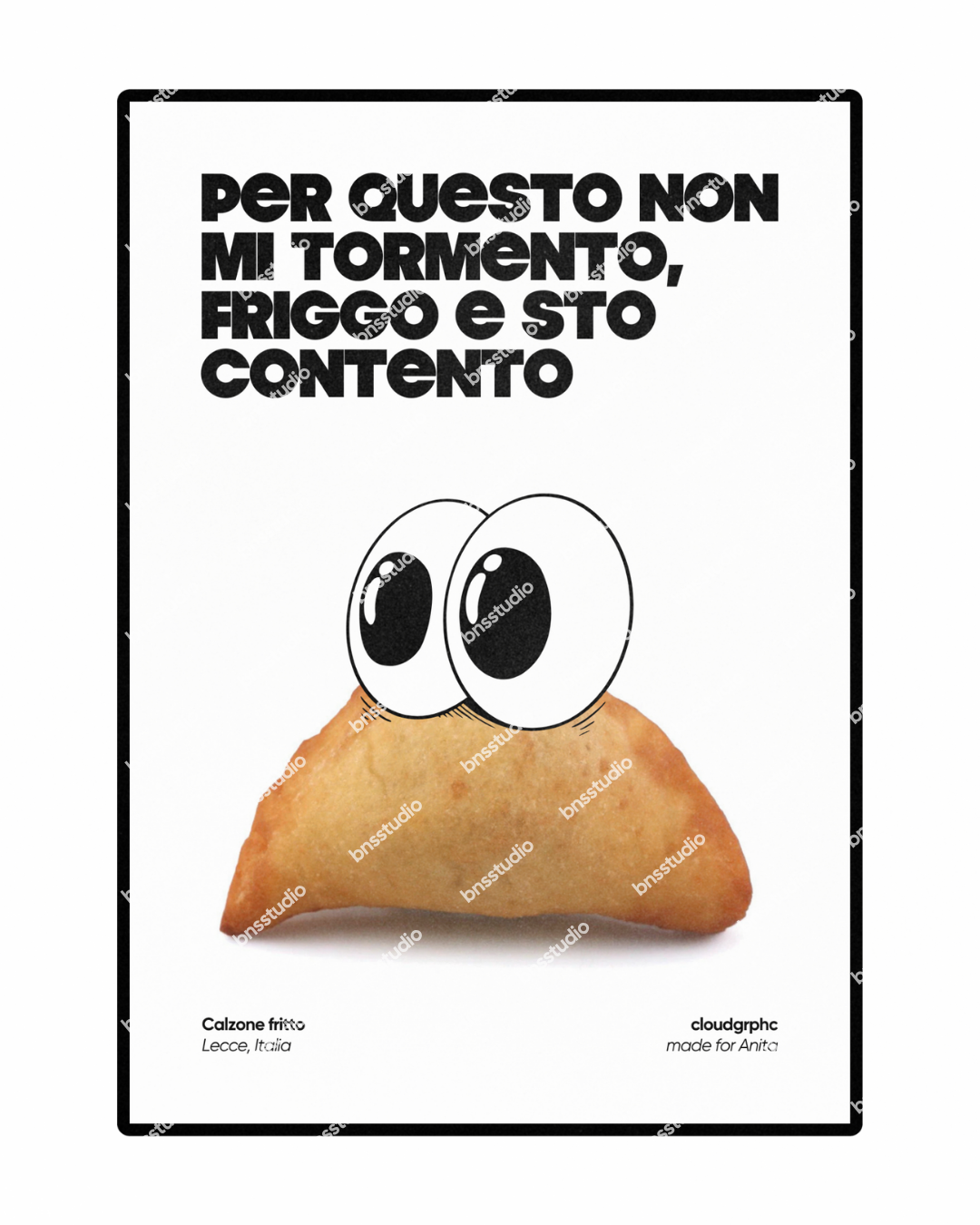 "Per questo non mi tormento" - Calzone leccese